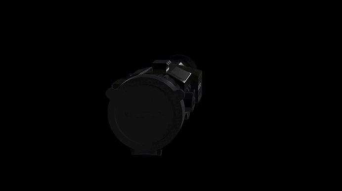 Model 3D kamery termowizyjnej Defender