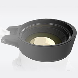 Obiektyw 35 mm i moduł LRF w termowizorze NVECTECH Defender 335L